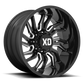 XD858 22X10 6X135 GLOSS BLACK MILL -18MM