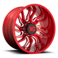 XD858 20X10 6X135 CANDY RED MILLED -18MM