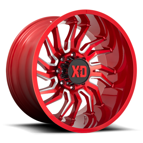 XD858 20X10 6X135 CANDY RED MILLED -18MM