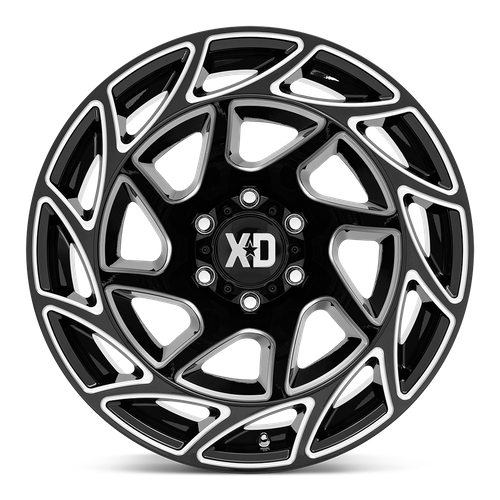 XD860 20X12 5X5.0 G-BLK MILL -44MM