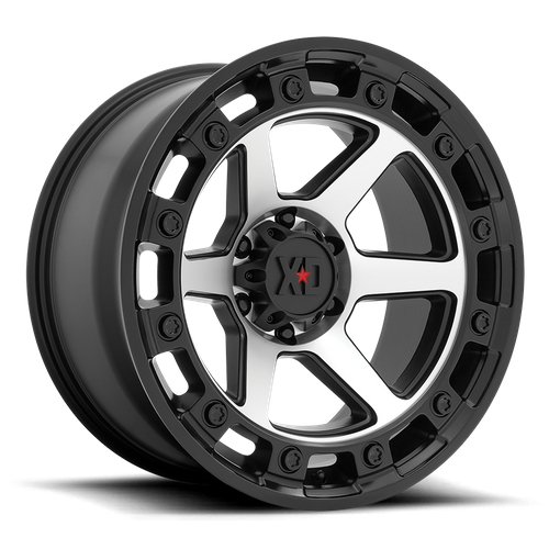 XD862 17X9 6X5.5 S-BLK MACH 00MM