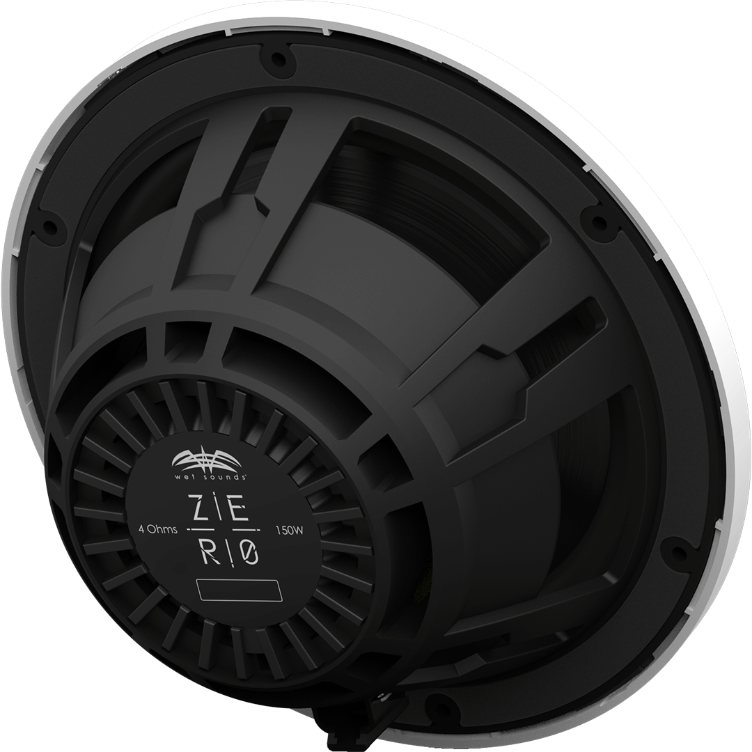 ZERO 8 XY-W | ZERO Series 8-inch High-Output Marine Coaxial Speakers with XY White Yacht Grilles