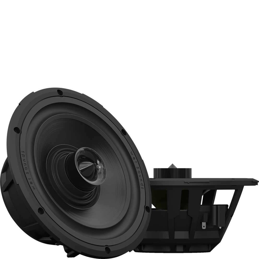 ZERO 8 XY-W | ZERO Series 8-inch High-Output Marine Coaxial Speakers with XY White Yacht Grilles