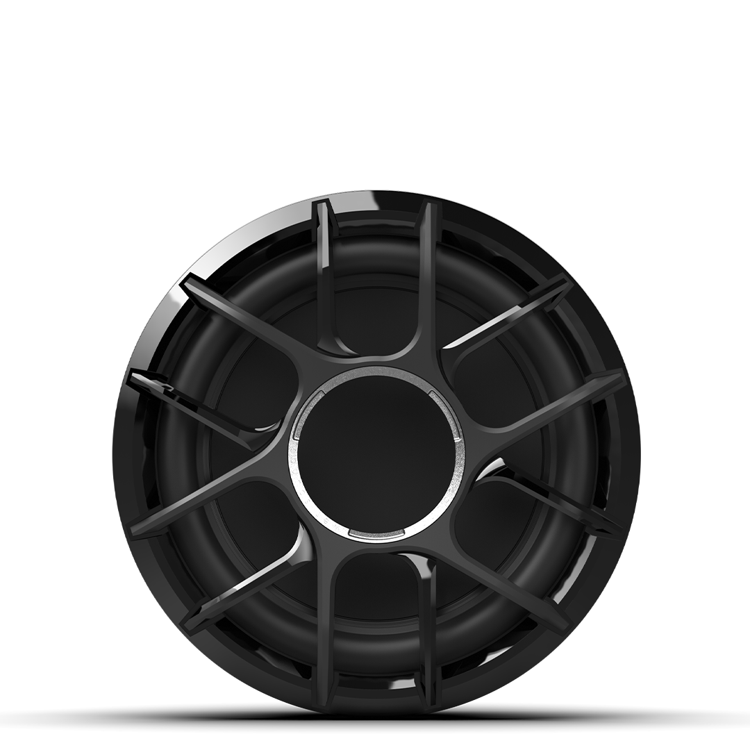 ZERO 10 S2 XZ-B | ZERO Series 10-inch 2Ω High-Output Sealed Enclosure Marine Subwoofer with XZ Black Grille