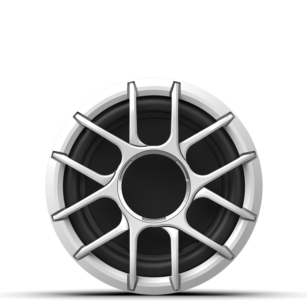 ZERO 10 S4 XZ-W | ZERO Series 10-inch 4Ω High-Output Sealed Enclosure Marine Subwoofer with XZ White Grille