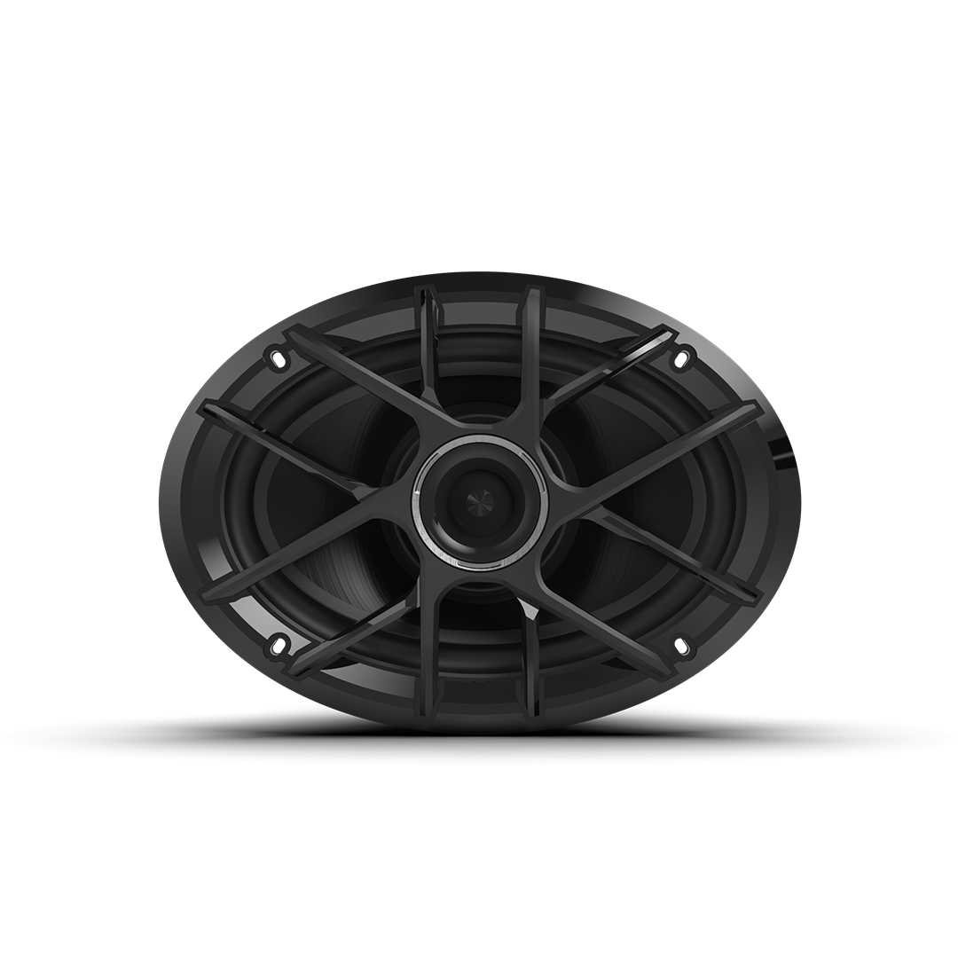 ZERO 69 XZ-B | ZERO Series 6x9 High-Output Marine Coaxial Speakers with XZ Black Grilles
