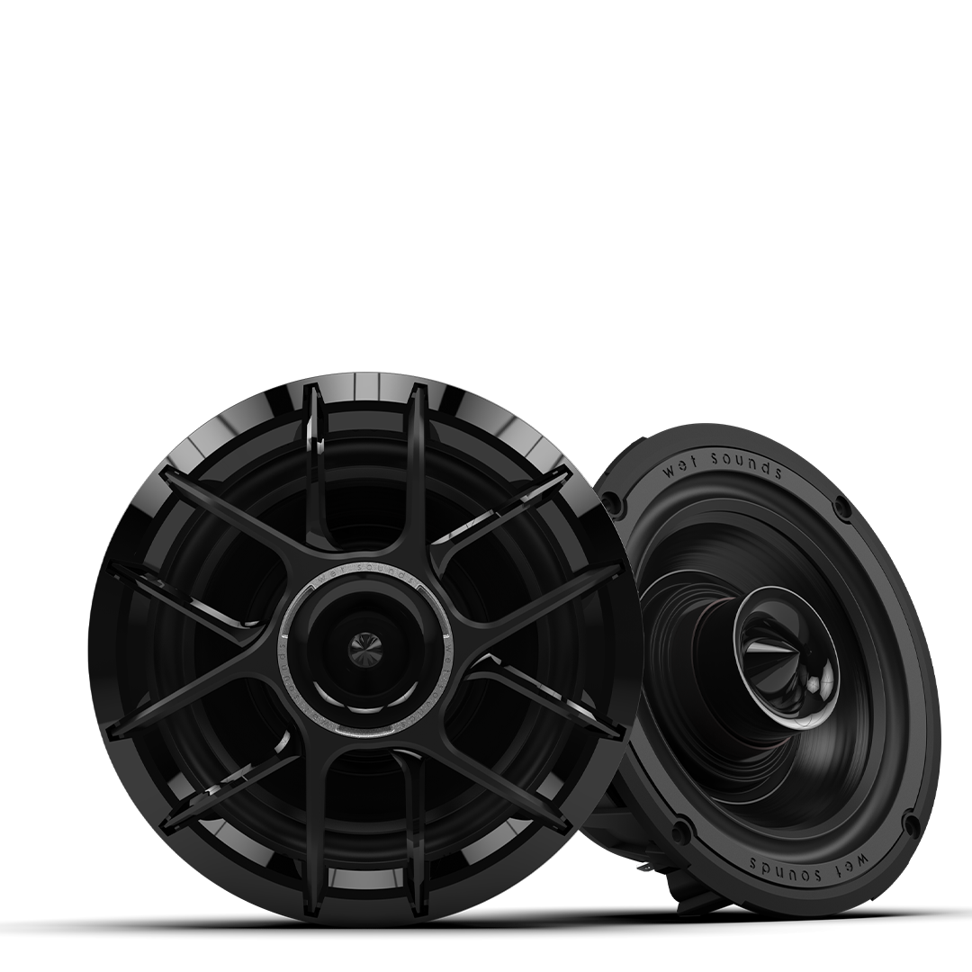 ZERO 6 XZ-B | ZERO Series 6.5-inch High-Output Component Style Coaxial Speakers with XZ Black Grilles