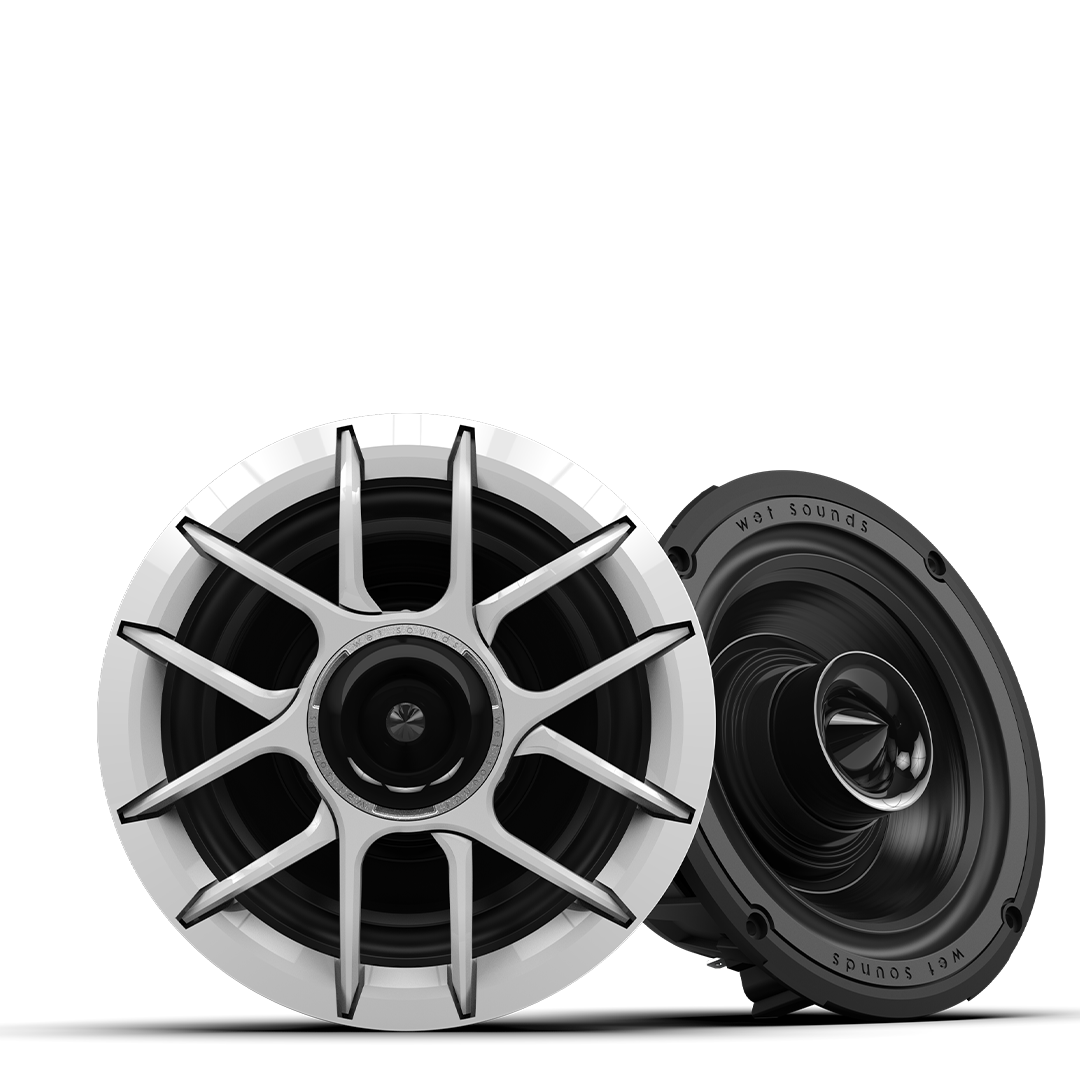 ZERO 6 XZ-W | ZERO Series 6.5-inch High-Output Component Style Coaxial Speakers with XZ White Grilles