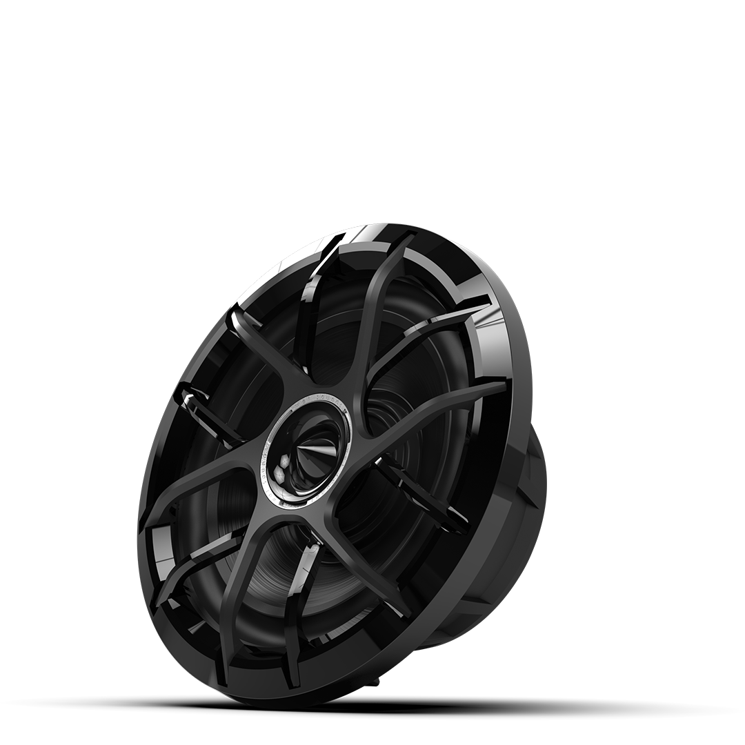 ZERO 8 XZ-B | ZERO Series 8-inch High-Output Component Style Coaxial Speakers with XZ Black Grilles