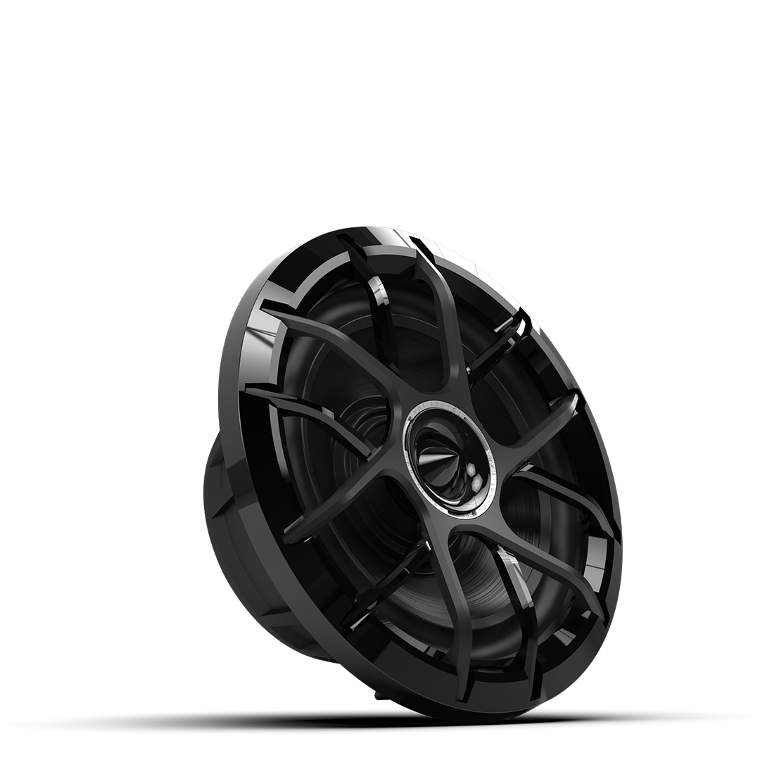 ZERO 8 XZ-B | ZERO Series 8-inch High-Output Component Style Coaxial Speakers with XZ Black Grilles