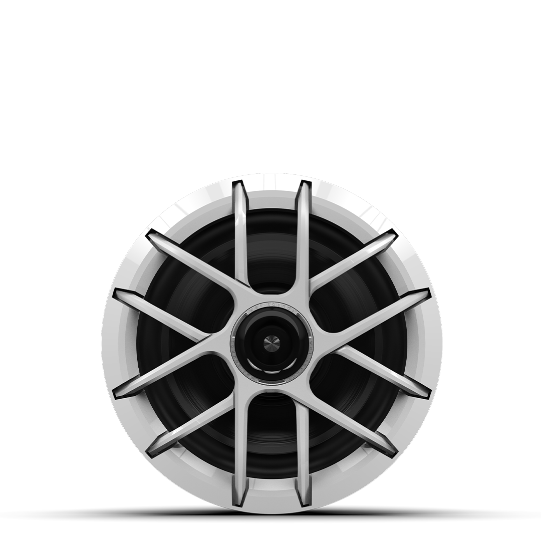 ZERO 8 XZ-W | ZERO Series 8-inch High-Output Component Style Coaxial Speakers with XZ White Grilles