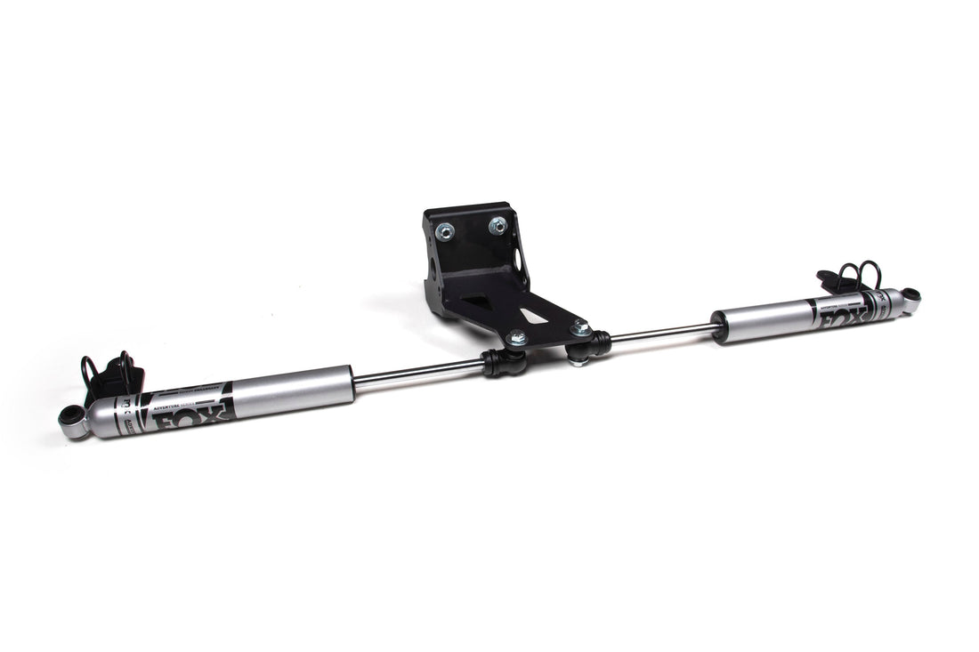 Zone Offroad Dual Steering Stabilizer Kit W/ Fox Adventure Series Shocks | Fits 3-9 Inch Lift | Ford F250/F350 Super Duty (05-26) 4WD