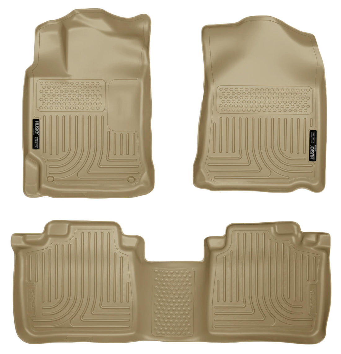 Husky Liners WeatherBeater Front & Second Seat Floor Liners - 3 Piece Fits 2010-2015 Lexus RX