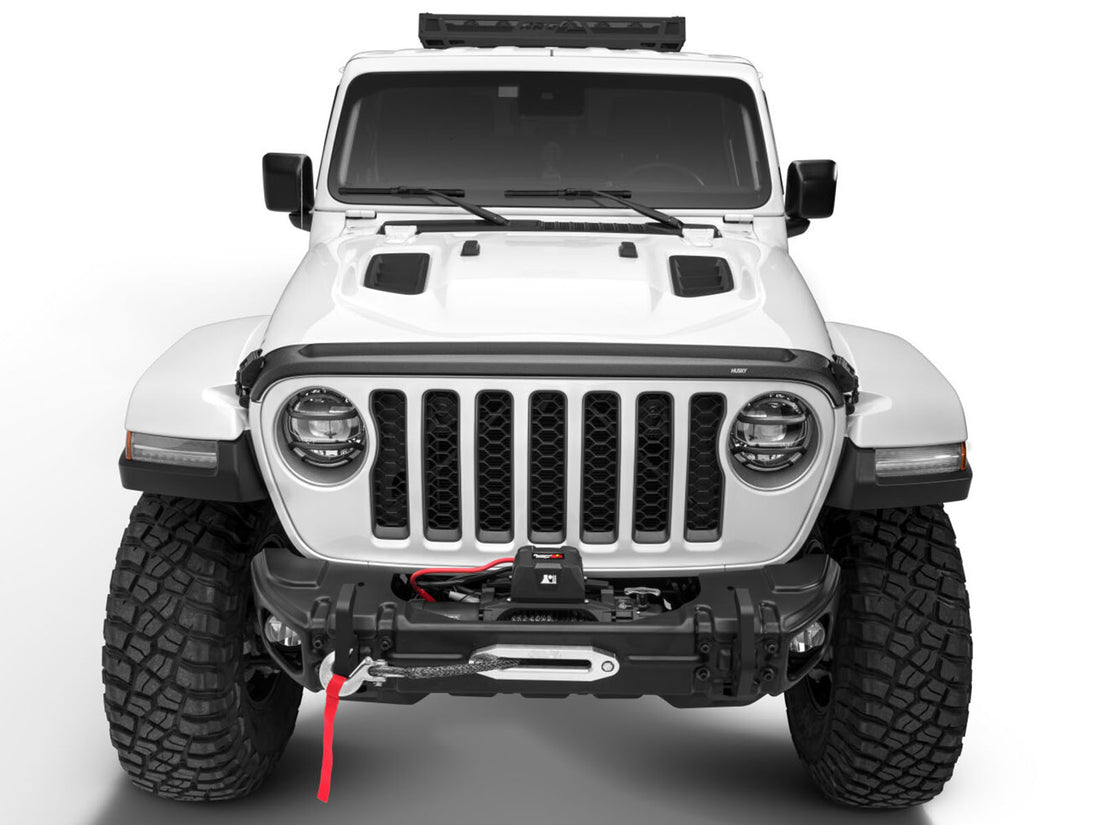 Husky Liners Aeroskin II Bug Shield Fits 2018-2026 Jeep Wrangler JL, 2020-2026 Gladiator
