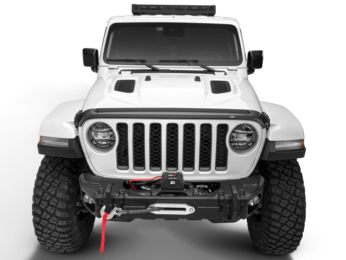 Husky Liners Aeroskin II Bug Shield Fits 2018-2026 Jeep Wrangler JL, 2020-2026 Gladiator