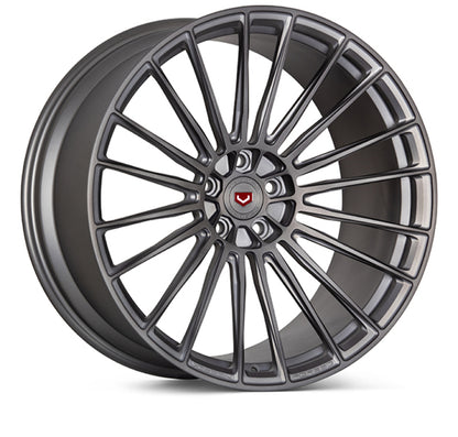 Vossen S17-04 Wheel | 21x10.5 | - Front | 5x120 Bolt Pattern - Brushed Stealth Grey Fountain Blue