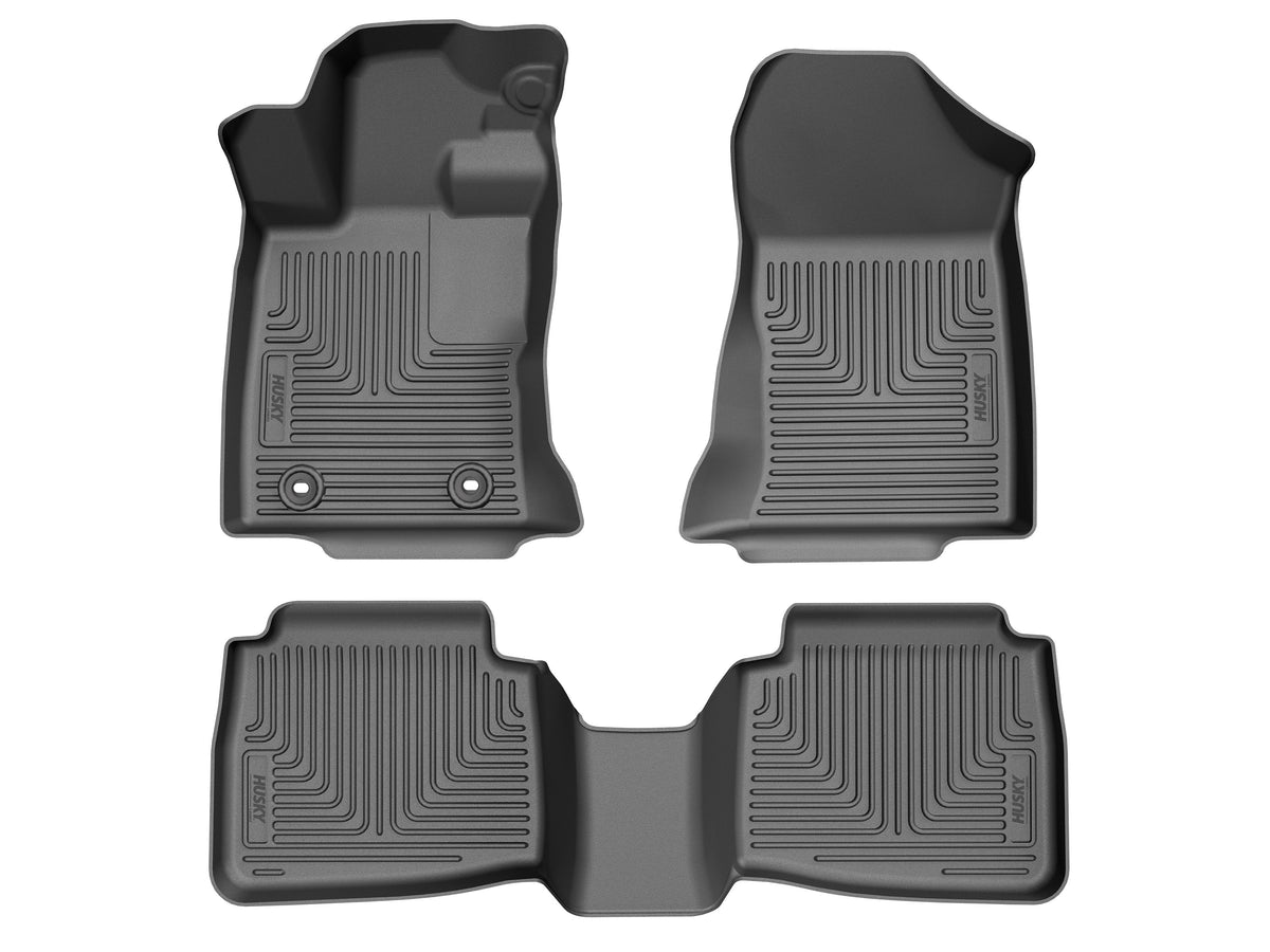Husky Liners WeatherBeater Front & Second Seat Floor Liners - 3 Piece 96451