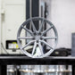 Vossen HF-3 Wheel | 5x112 Bolt Pattern - Satin Silver / 19x8.5 / +30mm
