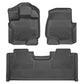 Husky Liners WeatherBeater Front & Second Seat Floor Liners - 3 Piece Fits 2015-2026 Ford F150