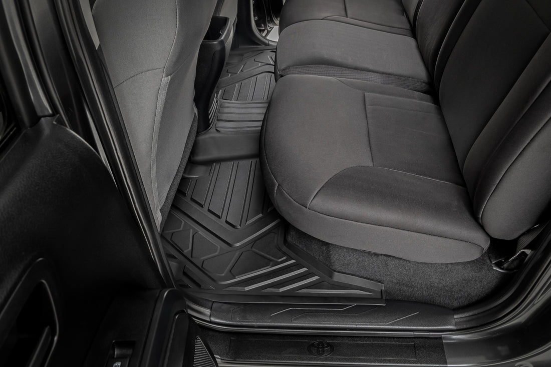 Rough Country Flex-Fit Floor Mats | Toyota Tacoma 2WD/4WD (2016-2023)
