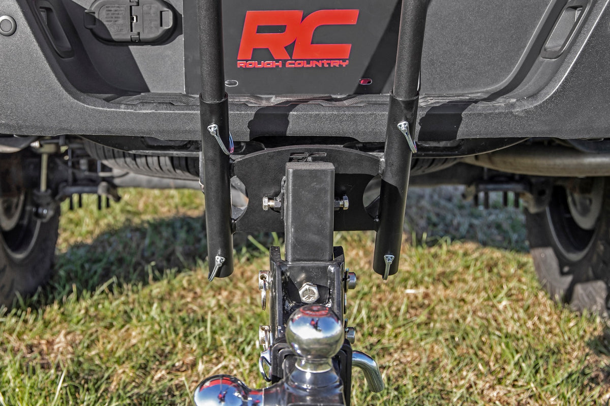Rough Country Universal 2" Hitch Dual Flag Pole Holder
