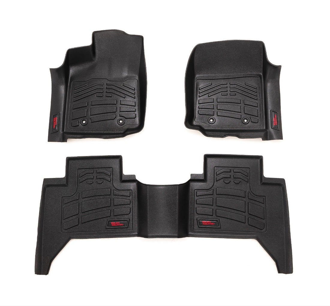 Rough Country Sure-Fit Floor Mats | Toyota Tacoma 2WD/4WD (2016-2023)