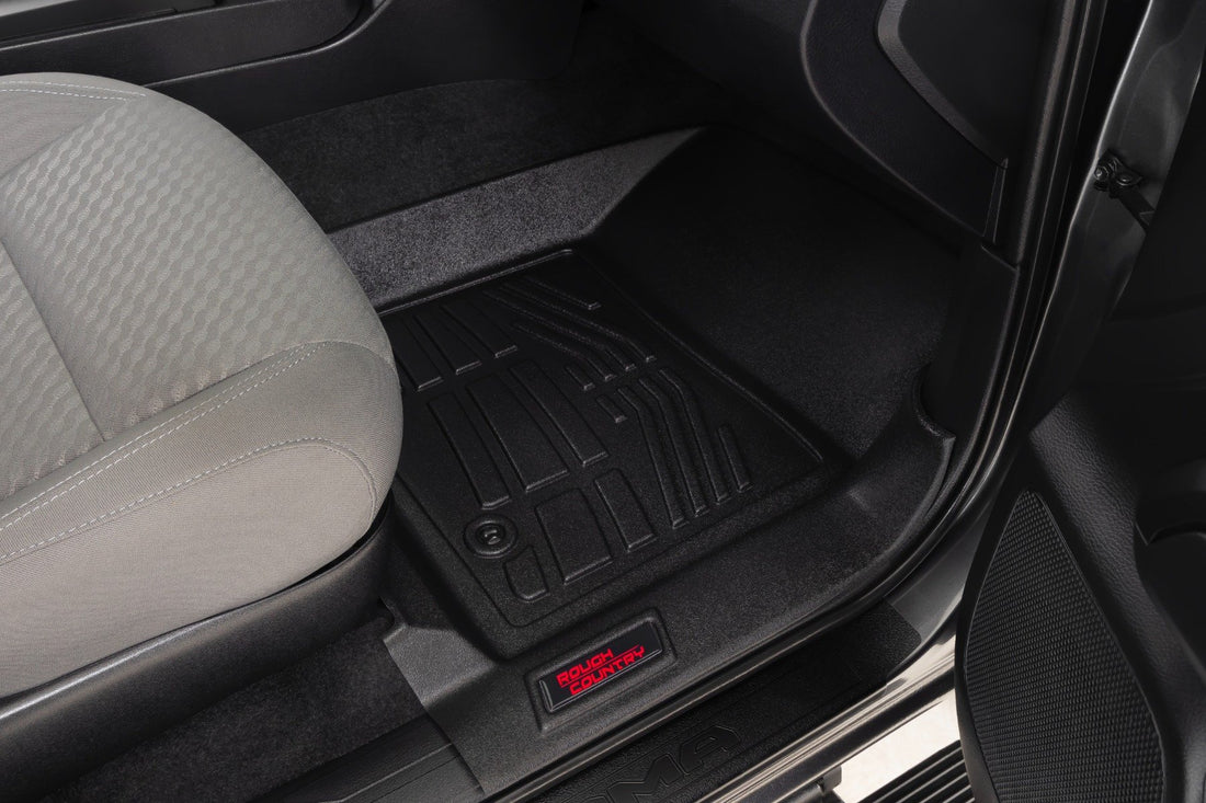 Rough Country Sure-Fit Floor Mats | Toyota Tacoma 2WD/4WD (2016-2023)