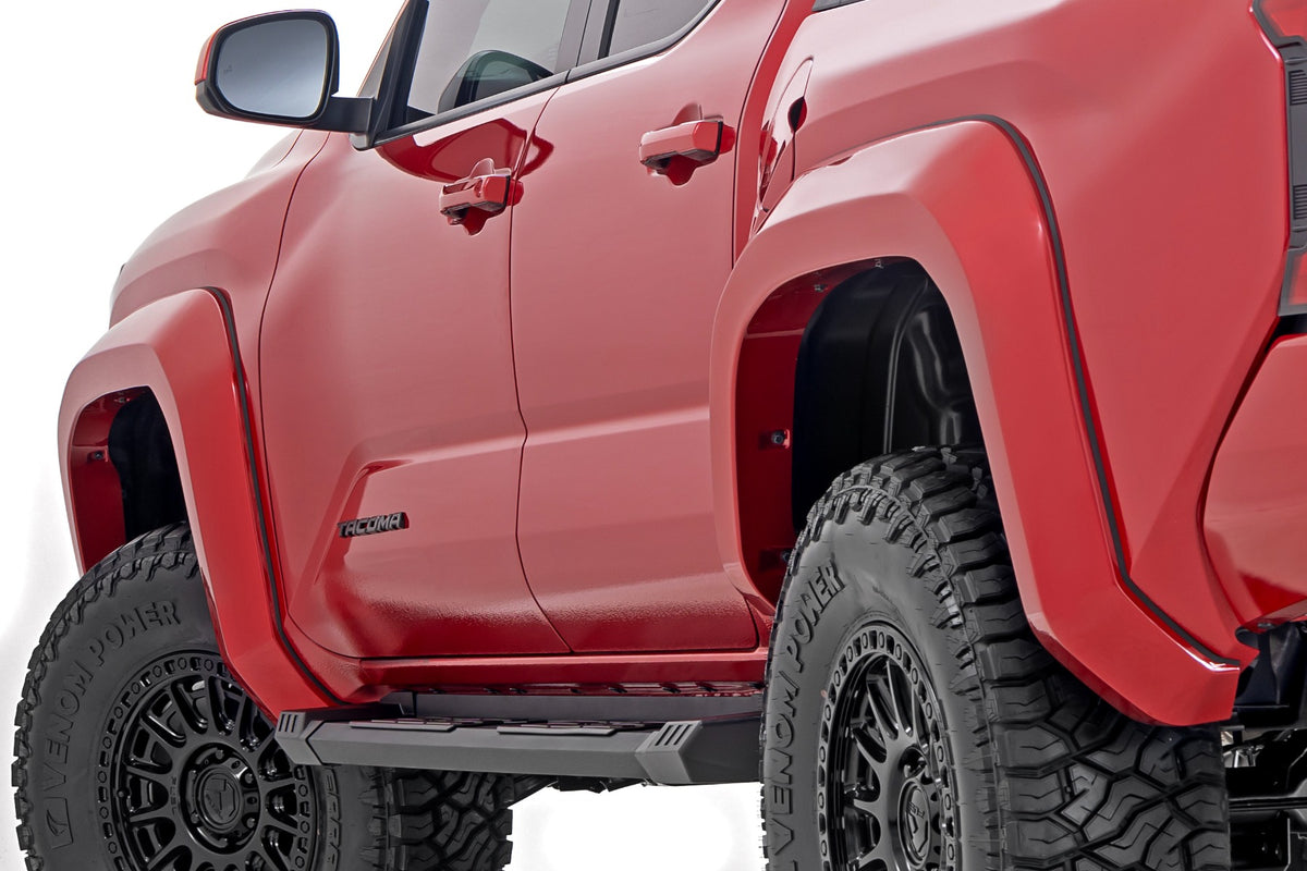 Rough Country Sport Fender Flares | Toyota Tacoma 2WD/4WD (2024-2026) - 3U5 | Supersonic Red