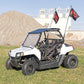 Rough Country LED Whip Light Kit | Bed Mount | Polaris RZR 170