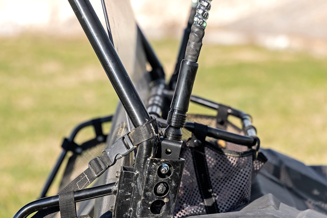 Rough Country LED Whip Light Kit | Bed Mount | Polaris RZR 170