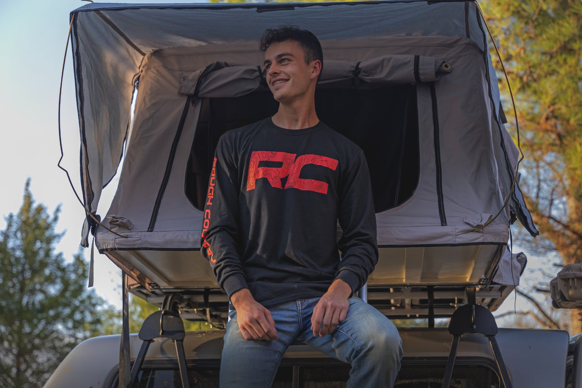 Rough Country Long Sleeve | RC Tread Sleeve | Black