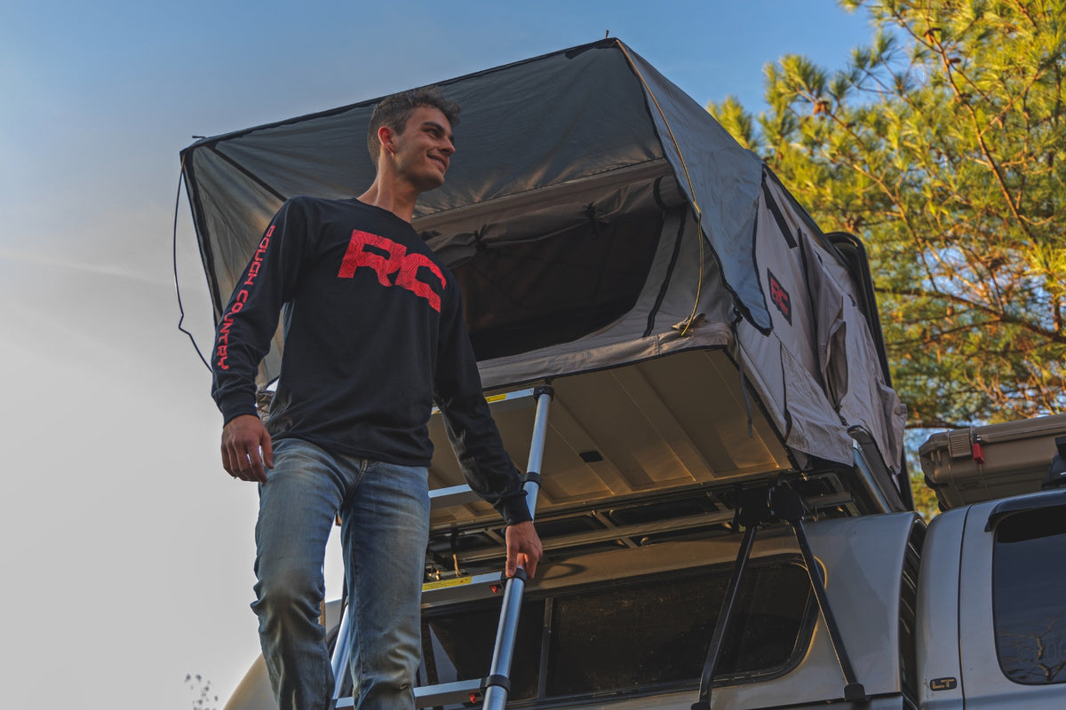 Rough Country Long Sleeve | RC Tread Sleeve | Black