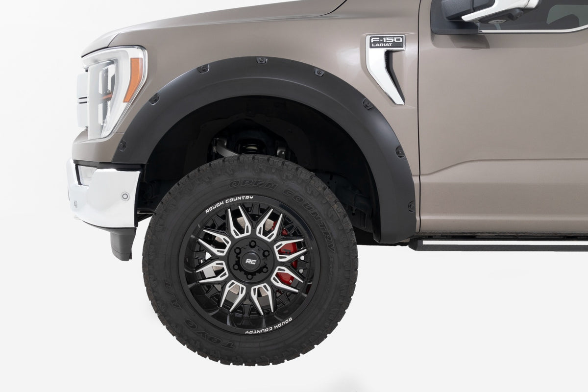 Rough Country Pocket Fender Flares | Ford F-150 2WD/4WD (2021-2026)