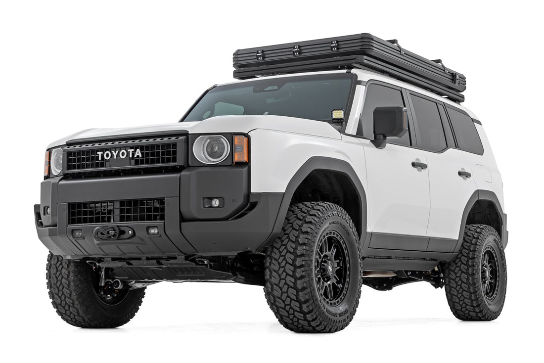 Rough Country FXS Hidden Winch Mount With LED Fog Lights | Toyota Land Cruiser 4WD (2024-2026)