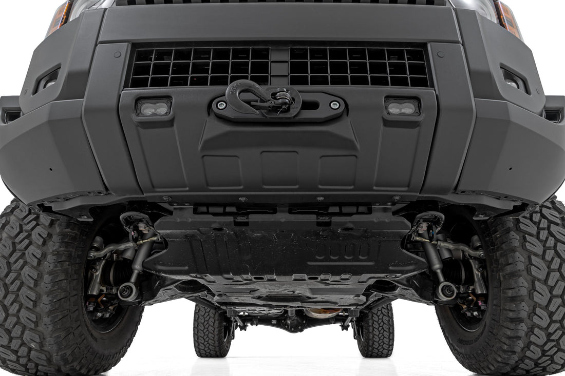 Rough Country FXS Hidden Winch Mount With LED Fog Lights | Toyota Land Cruiser 4WD (2024-2026)