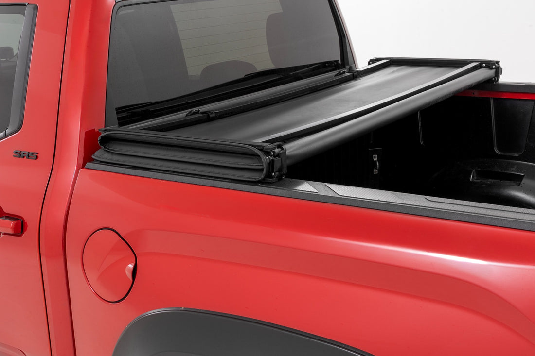 Rough Country Soft Tri-Fold Bed Cover | Toyota Tundra 2WD/4WD (2022-2026)