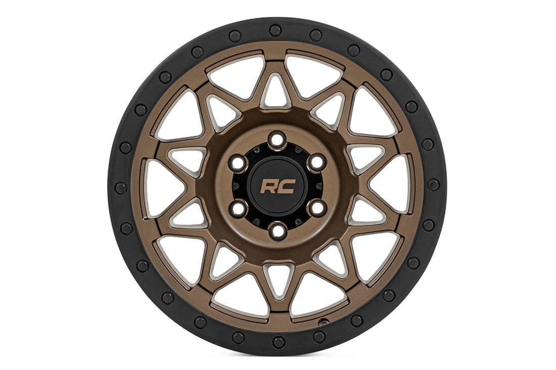 Rough Country 78 Series Wheel | Simulated Beadlock | 6x5.5 Bolt Pattern