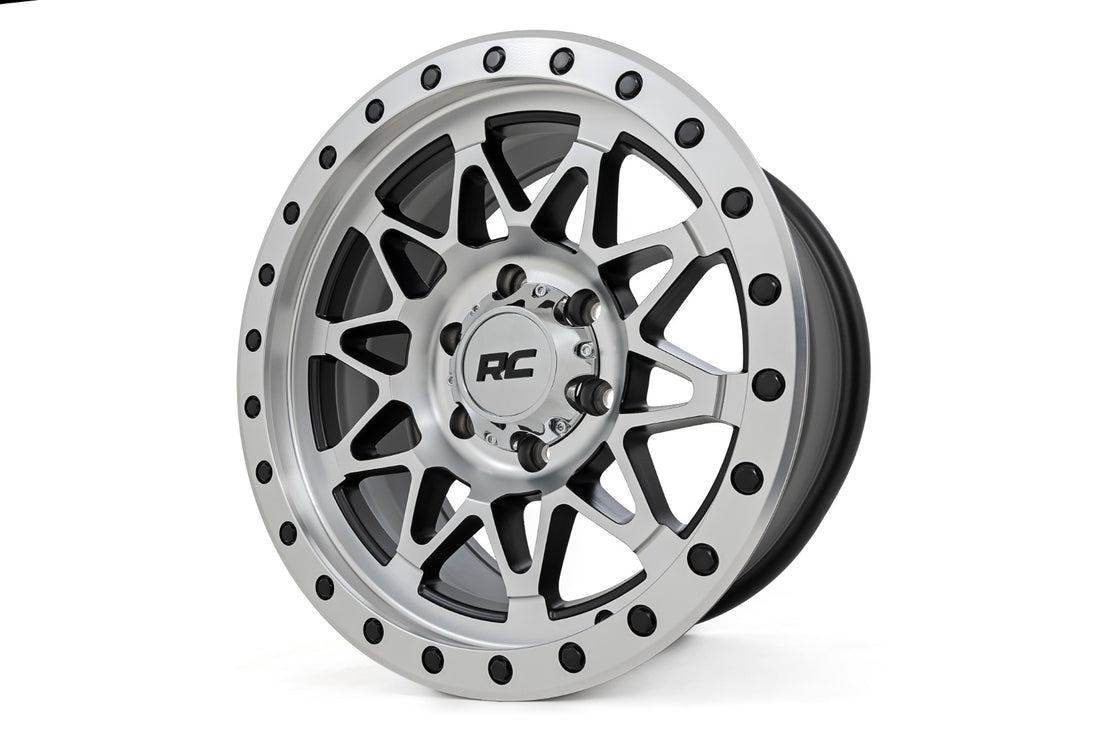 Rough Country 78 Series Wheel | Simulated Beadlock | 8x180 Bolt Pattern