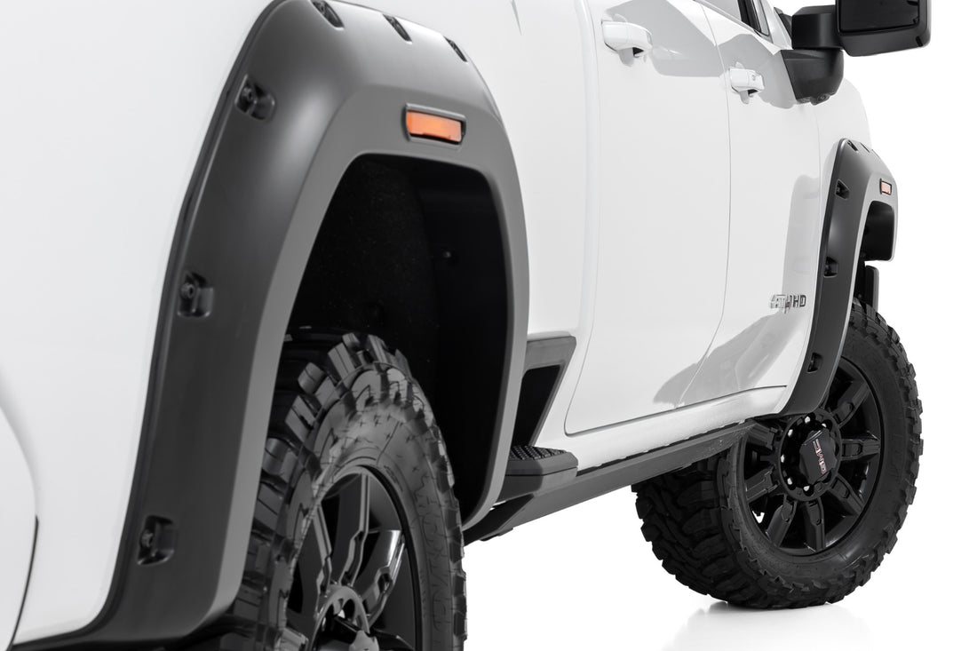 Rough Country Pocket Fender Flares | GMC Sierra 2500 HD/Sierra 3500 HD 2WD/4WD (2020-2026)