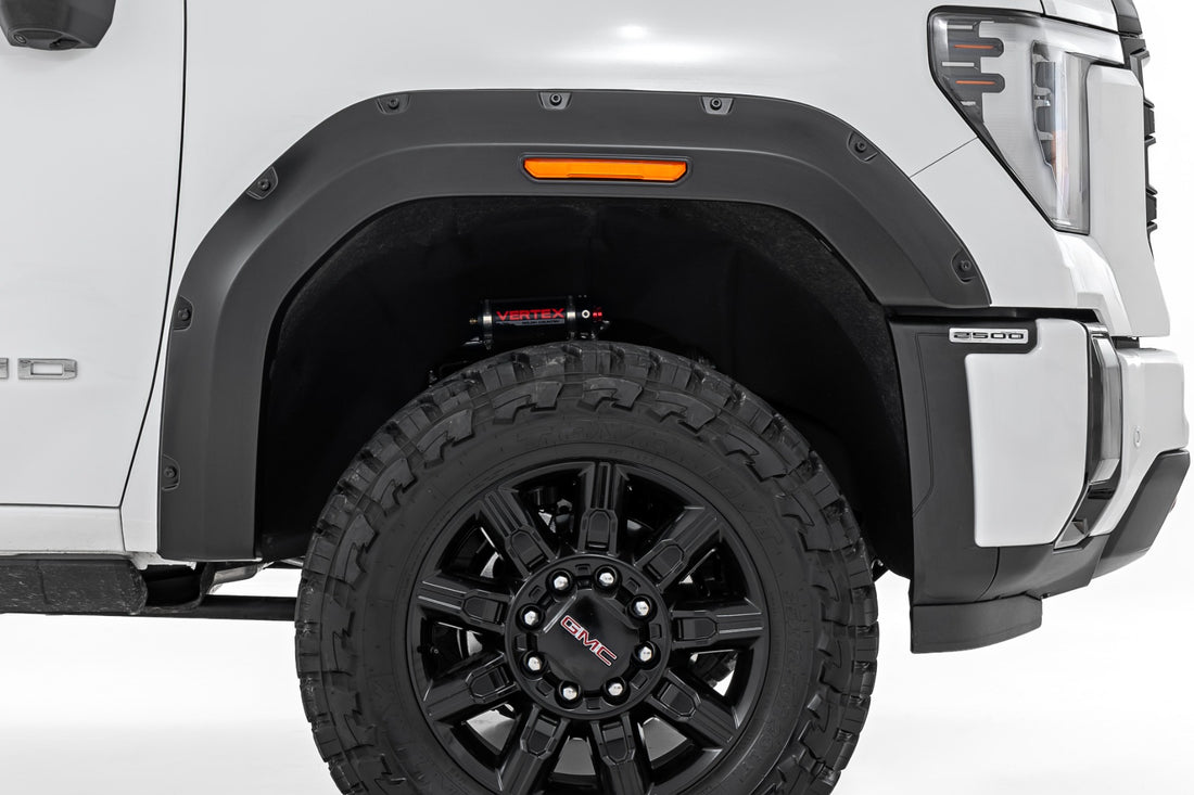 Rough Country Pocket Fender Flares | GMC Sierra 2500 HD/Sierra 3500 HD 2WD/4WD (2020-2026)