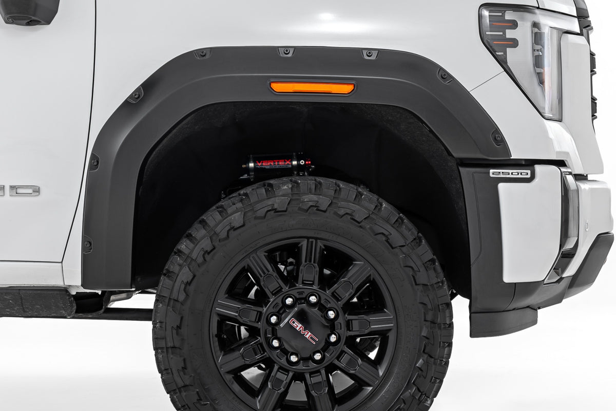 Rough Country Pocket Fender Flares | GMC Sierra 2500 HD/Sierra 3500 HD 2WD/4WD (2020-2026)