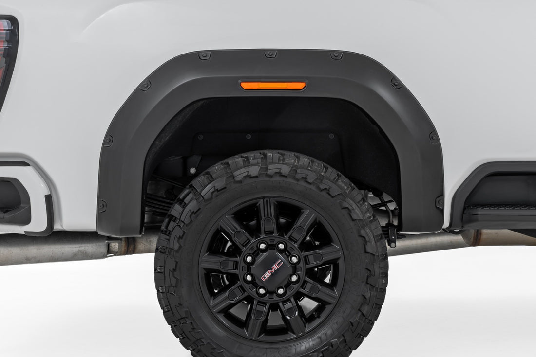 Rough Country Pocket Fender Flares | GMC Sierra 2500 HD/Sierra 3500 HD 2WD/4WD (2020-2026)