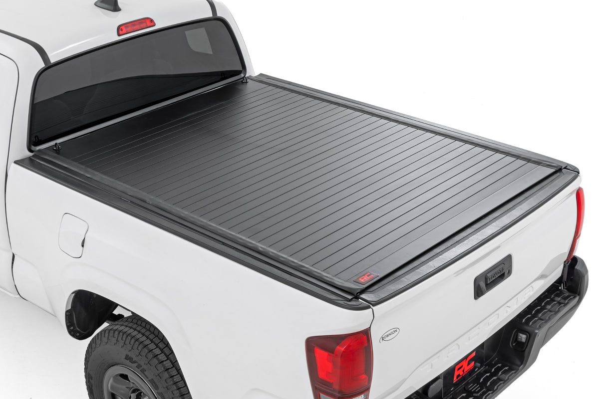 Rough Country Hard Roll Up Bed Cover | Toyota Tacoma 2WD/4WD (2016-2023) - 6' Bed