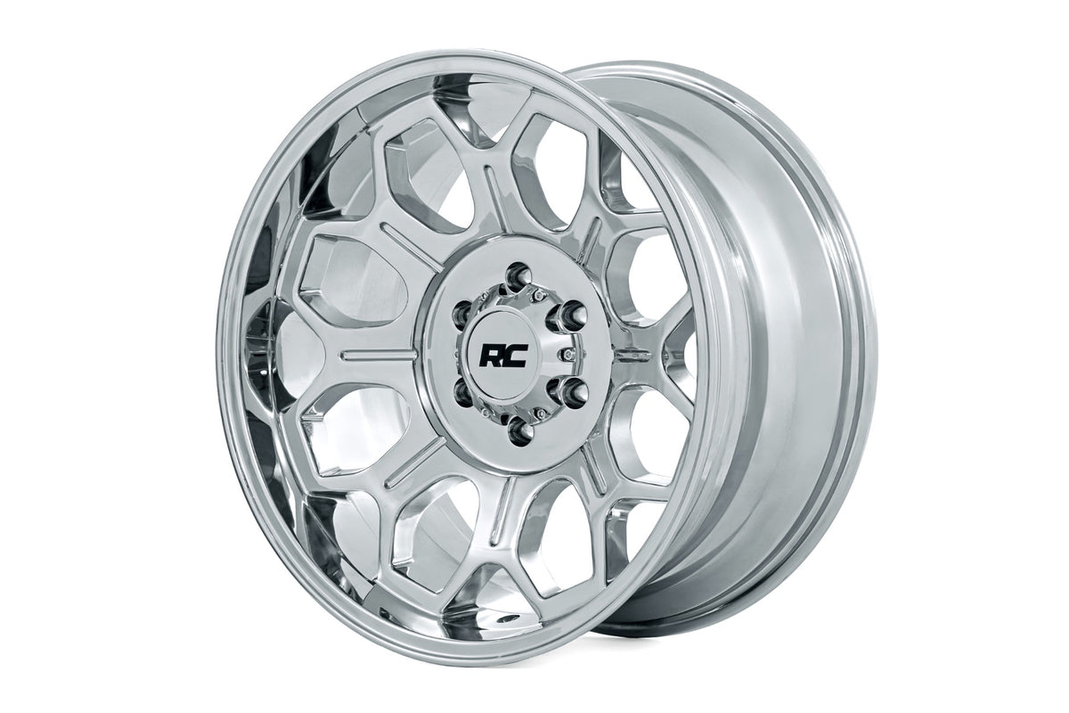 Rough Country 77 Series Wheel | 6x5.5 Bolt Pattern - Chrome / 20x9 / 0mm