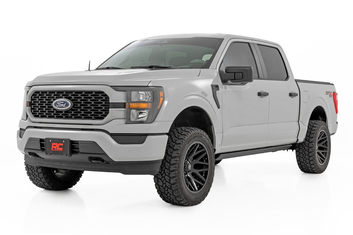 Rough Country Power Running Boards | HT-Series | Ford F-150/Lightning/F-250/F-350/Raptor (15-26)