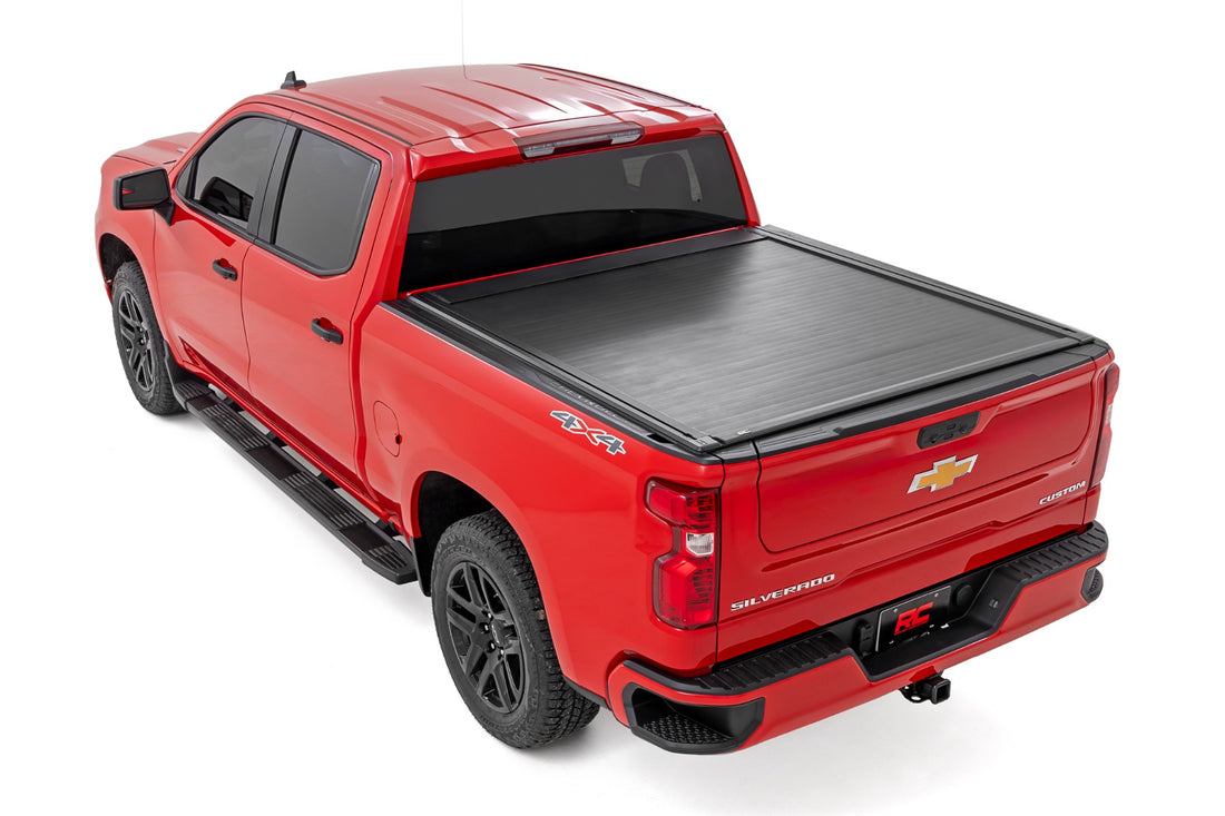 Rough Country Powered Retractable Bed Cover | Chevy/GMC Sierra 1500 (19-26)/Silverado 1500 (19-26)