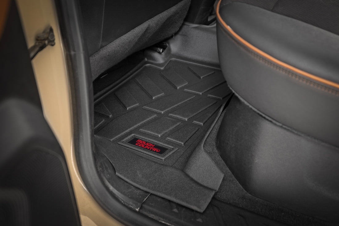 Rough Country Sure-Fit Floor Mats | Chevy/GMC Canyon/Colorado 2WD/4WD (2023-2026)