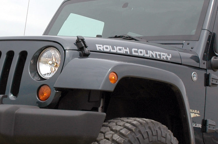 Rough Country Fender Decal (27in) - Grey