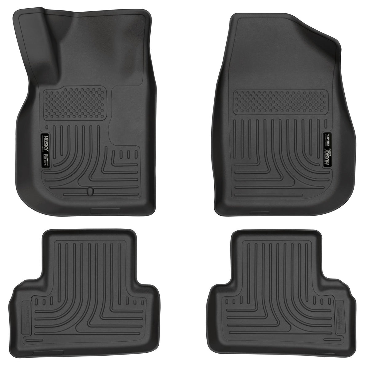Husky Liners WeatherBeater Front & Second Seat Floor Liners - 4 Piece Fits 2005-2010 Chevy Cobalt, 2007-2009 Pontiac G5
