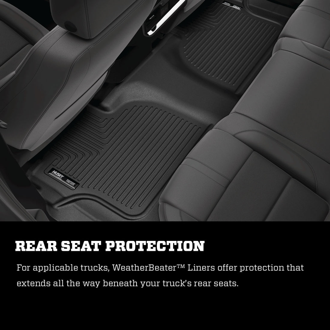Husky Liners WeatherBeater Front Floor Liners - 2 Piece Fits 2023-2026 Chevy Colorado, GMC Canyon